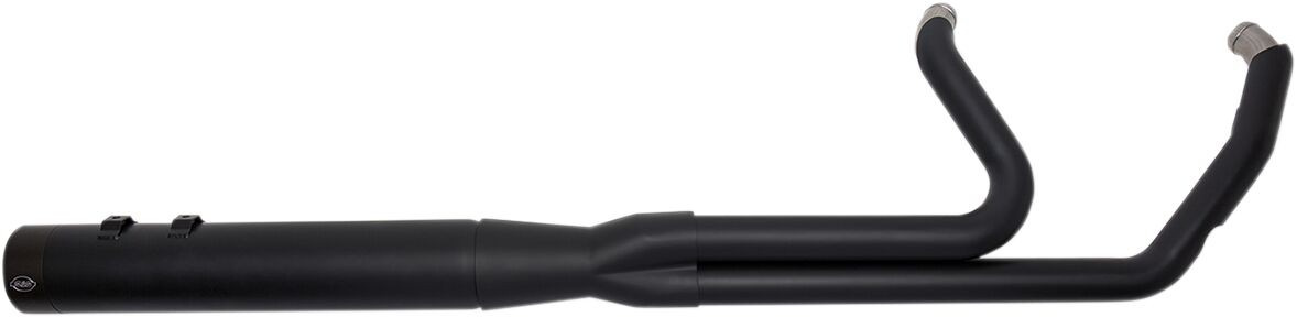 S&S Cycle Exhaust System 2-1 Sidewinder Stainless Steel Black W/Black