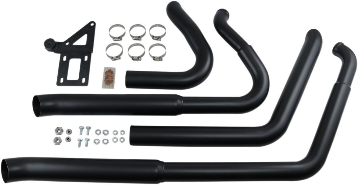Bassani Xhaust Exhaust System Pro Street Turn Out Black Exhaust Pro St