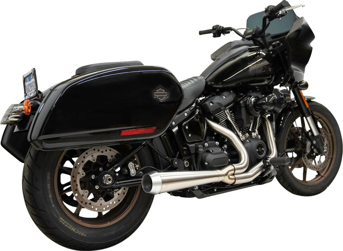 Bassani Xhaust Exhaust System 2-1 Road Rage W/Megaphone Mufflers Stain