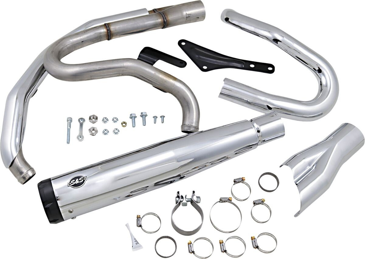S&S Cycle 2-1 Exhaust - Chrome - M8 Softail Exhaust Chr 2-1Rc M8 St