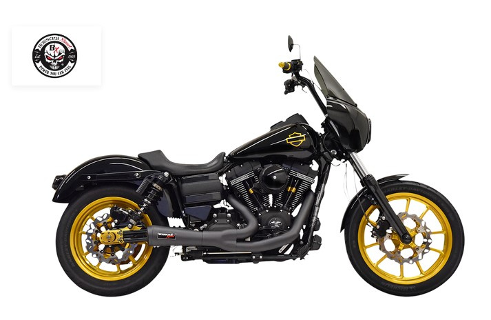 Bassani Xhaust Exhaust 2:1 Ripper Blk Fx Exhaust 2:1 Ripper Blk Fx