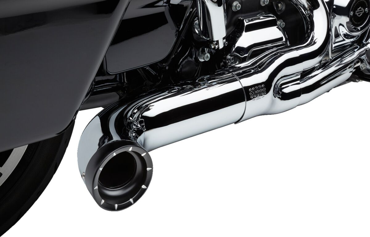 Cobra Exhaust 2:1 W/Tip Chr Flh Exhaust 2:1 W/Tip Chr Flh
