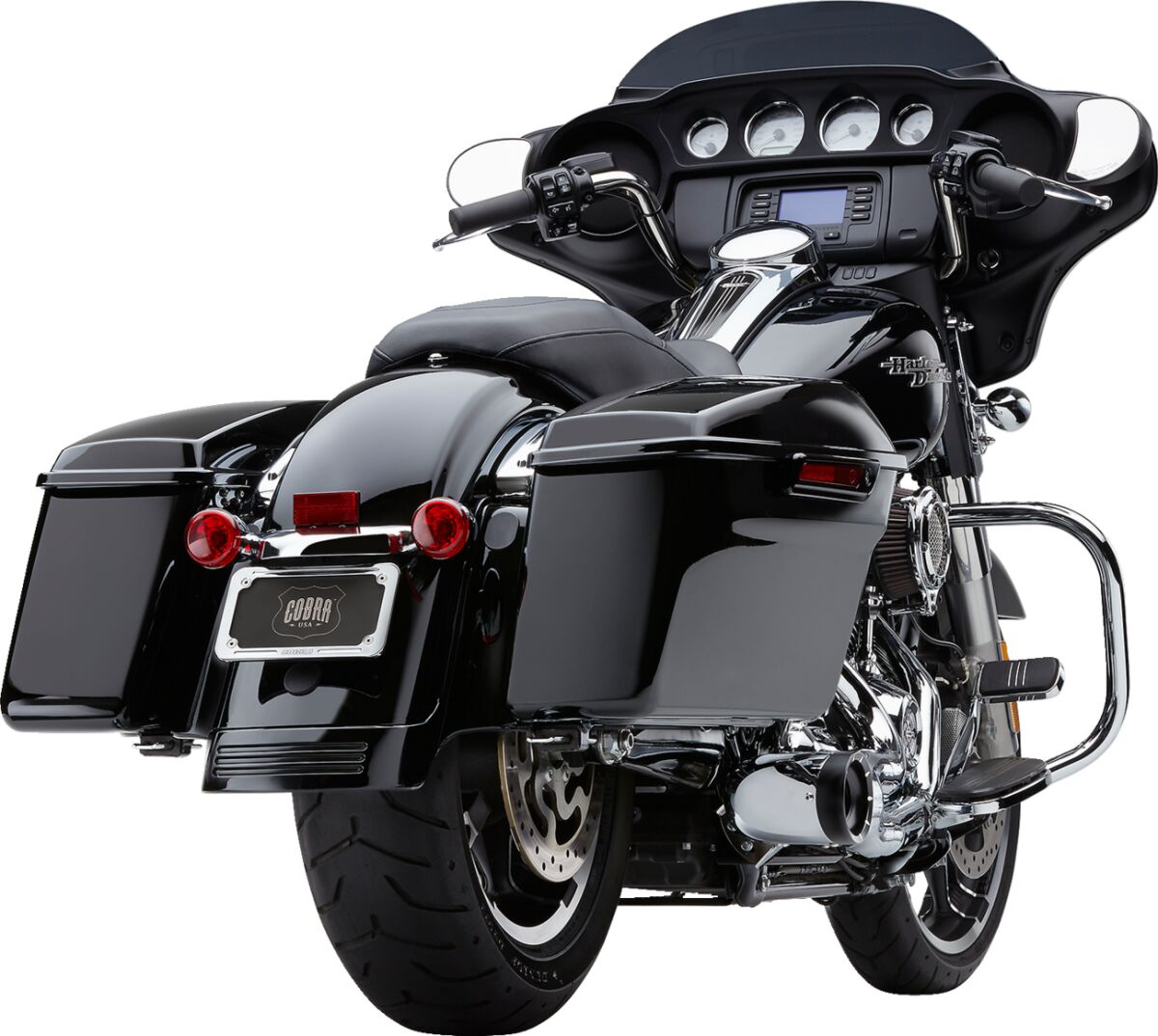 Cobra Exhaust 2:1 W/Tip Chr Flh Exhaust 2:1 W/Tip Chr Flh