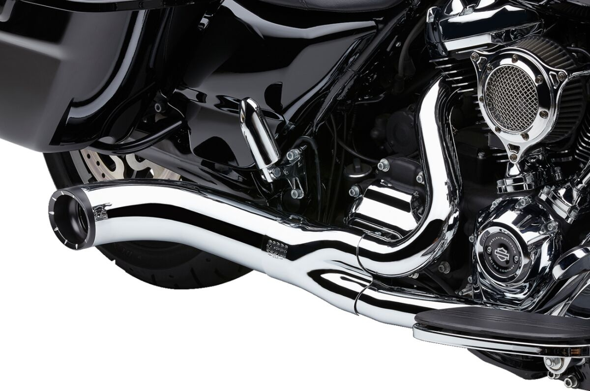Cobra Exhaust 2:1 W/Tip Chr Flh Exhaust 2:1 W/Tip Chr Flh