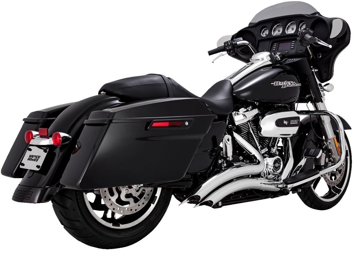 Vance & Hines Exhaust Big-R Chr.17+Fl Exhaust Big-R Chr.17+Fl