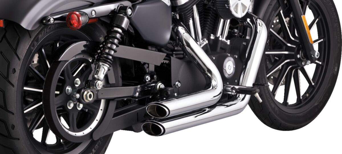 Vance & Hines Exhaust S-Sht Stag Chr.Xl Exhaust S-Sht Stag Chr.Xl