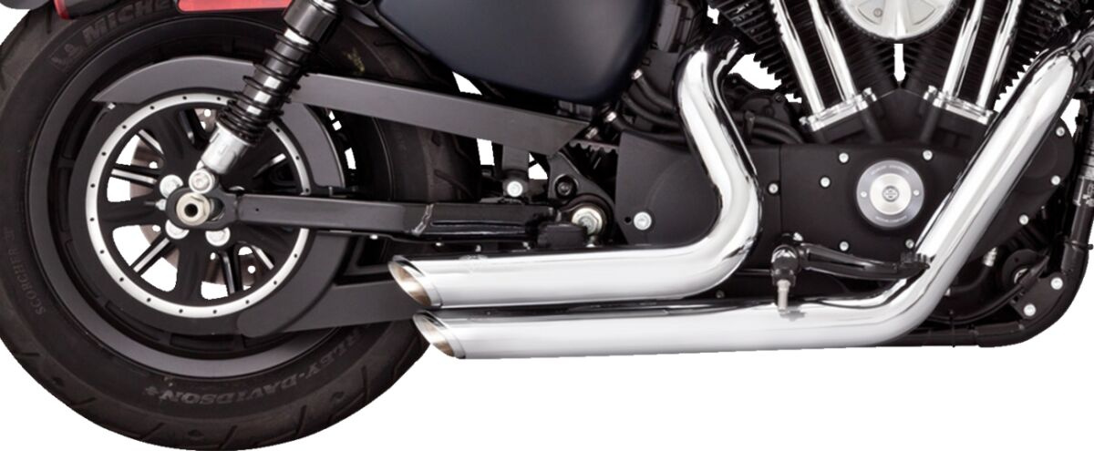 Vance & Hines Exhaust S-Sht Stag Chr.Xl Exhaust S-Sht Stag Chr.Xl