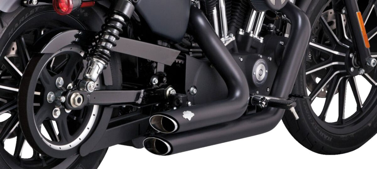 Vance & Hines Exhaust S-Sht Stag Blk.Xl Exhaust S-Sht Stag Blk.Xl