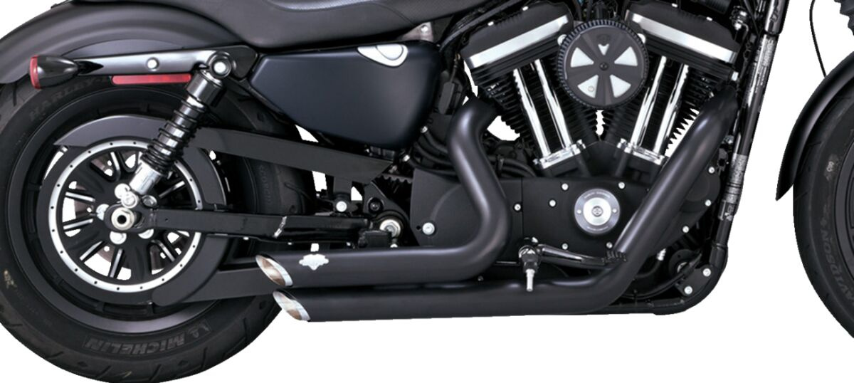 Vance & Hines Exhaust S-Sht Stag Blk.Xl Exhaust S-Sht Stag Blk.Xl