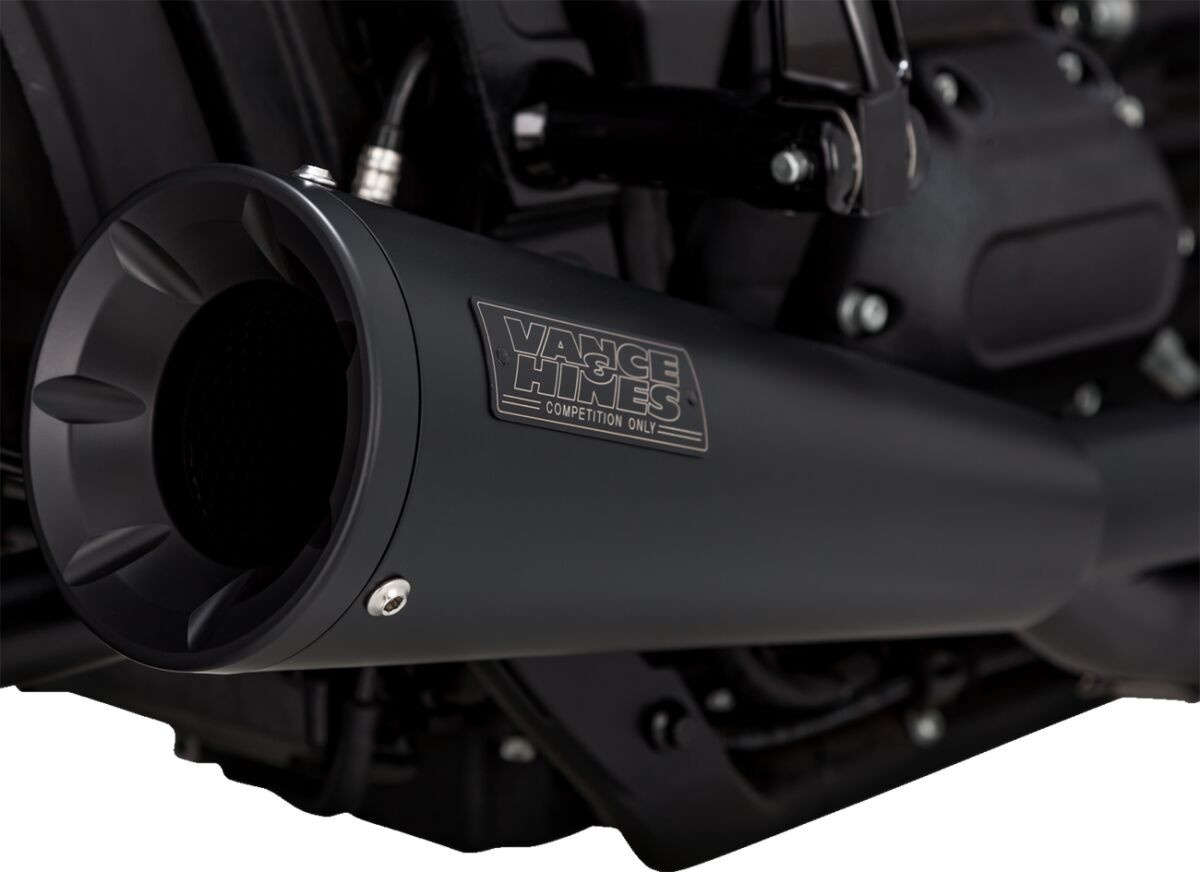 Vance & Hines Exhaust 2-1 Ss Blk 18+St Exhaust 2-1 Ss Blk 18+St