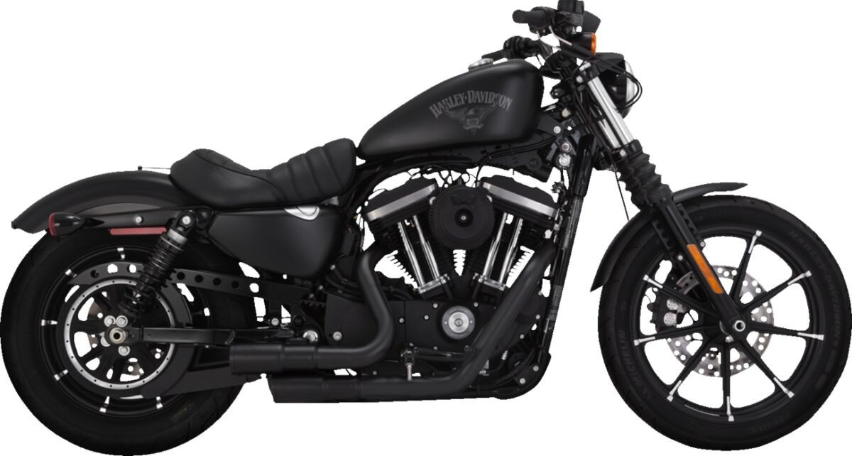 Vance & Hines Exhaust Mini Grenades 04-13 Xl Matte Black Exhaust Mini