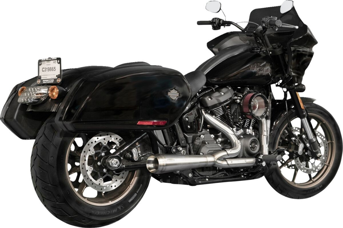 Trask Exhaust 2:1 Assault Ss M8 Softail W/Bags Exhaust 2:1 Assault Ss