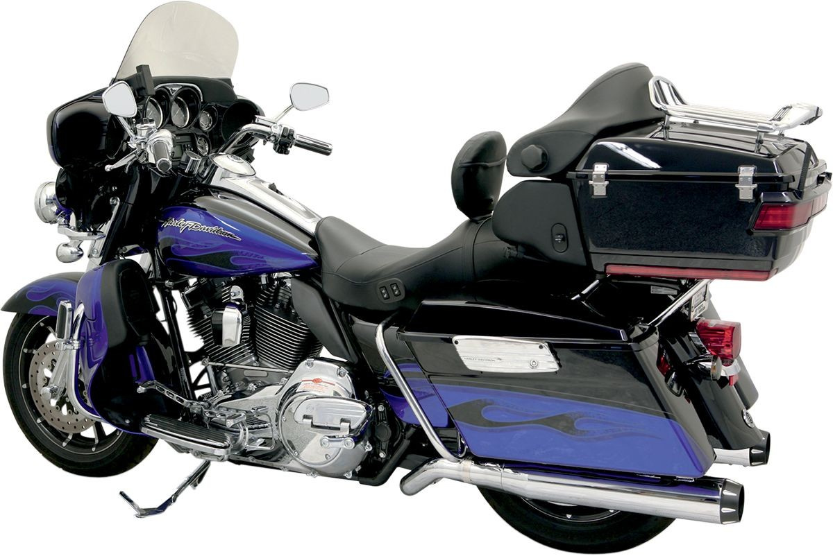 Bassani Xhaust Exhaust Road Rage Ii B1 Pseudo Left-Side Muffler Chrome