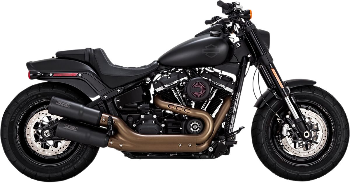 Vance & Hines Muffler Hi-Output Slip-Ons Matte Black Mufflers Ho Blk 1