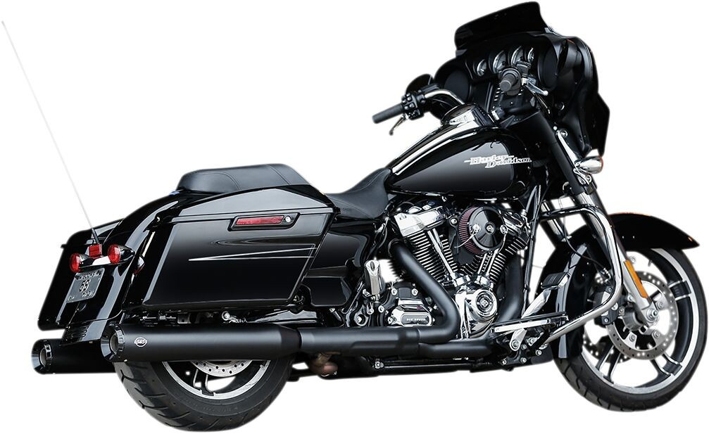 S&S Cycle  Mufflers Blk 4.5Gnx M8Fl