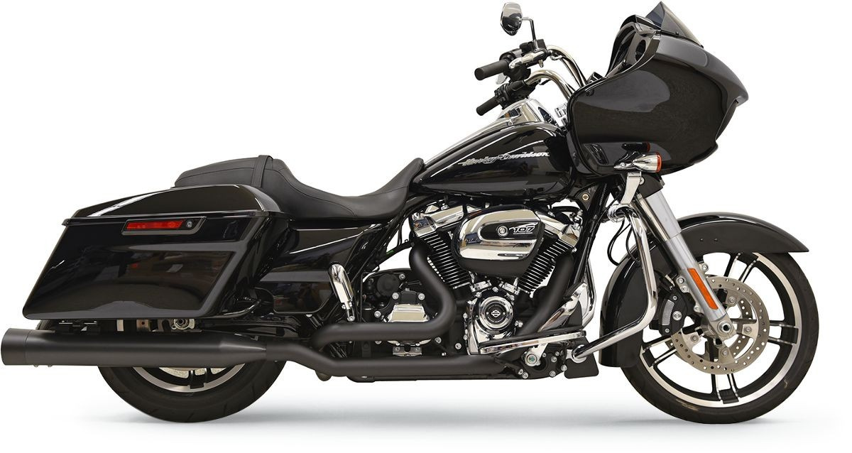 Bassani Xhaust Header Pipes Black True-Dual Down Under Header True-Dua
