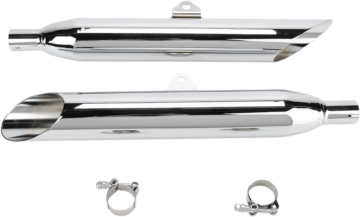 Cobra Muffler Slip-On With Slash Cut Tip Chrome Mufflers Sc Xvs1100 Vs