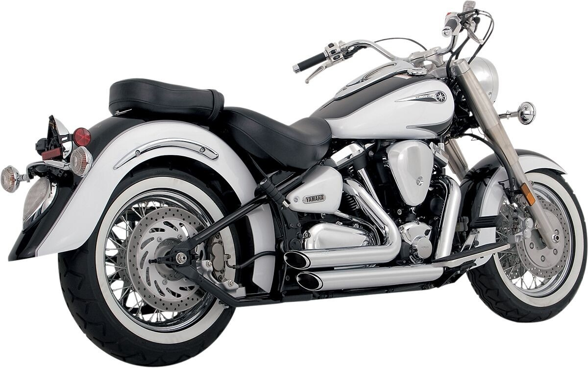 Vance & Hines Exhaust Shortshots Staggered Chrome Exhaust Sshots 1700