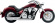 Cobra Hot Rod Speedster Slash Down Exhaust System Chrome Honda Exhaust