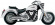Cobra Speedster Swept Exhaust Chrome Yamaha Exhaust Spd Swpt Rstar 16