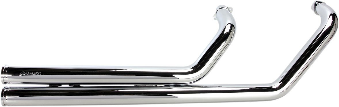 Cobra Exhaust System Hot Rod Speedster Short W/Powerport 2 Into 2 Stra