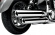 Cobra Slip On Mufflers For Cruisers Chrome Kawasaki Mufflers W/Bt Vn17