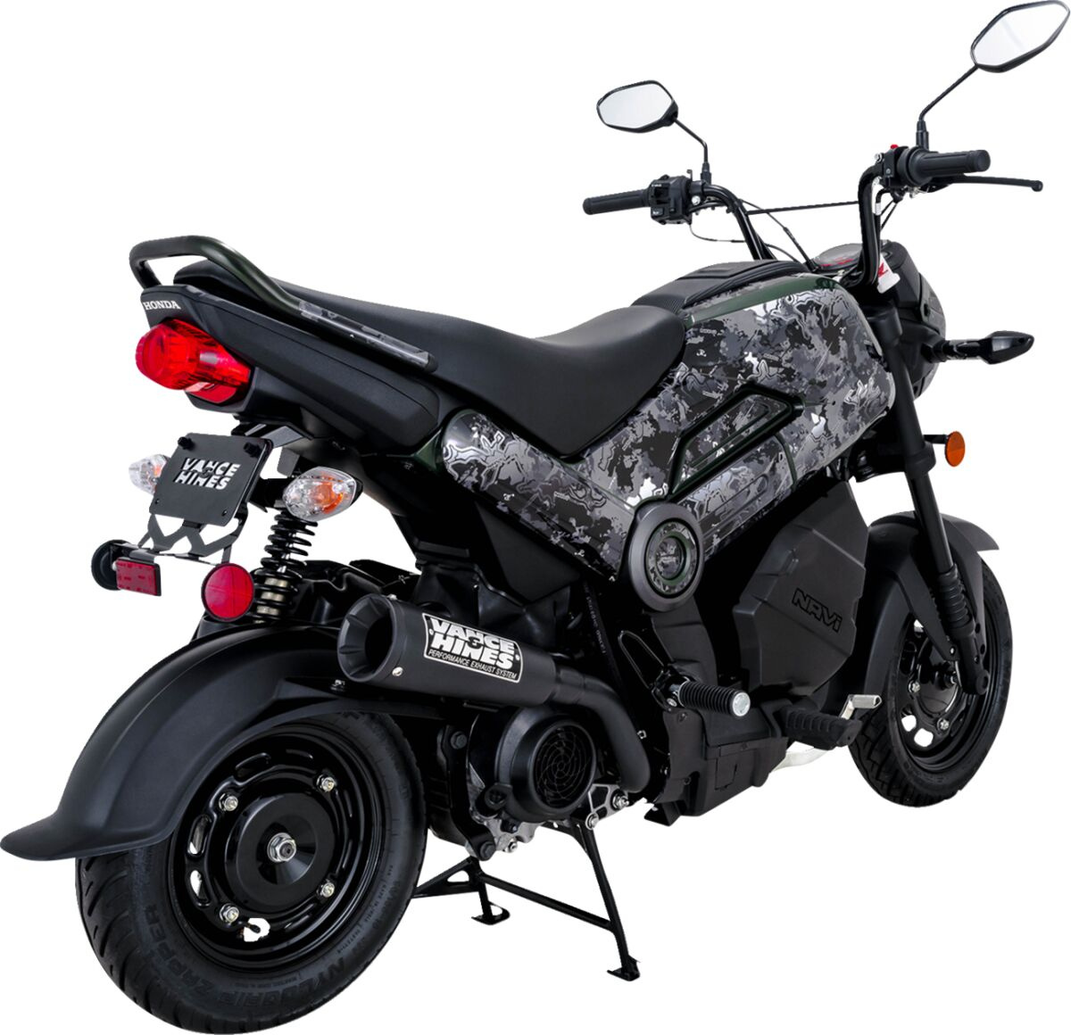 Vance & Hines Exhaust Blk Honda Navi Exhaust Blk Honda Navi