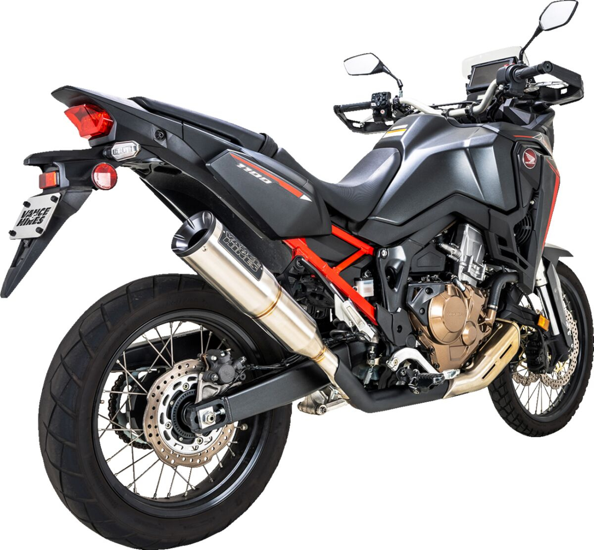 Vance & Hines Muffler Stainless Hi-Output Honda Africa Twin Muffler St