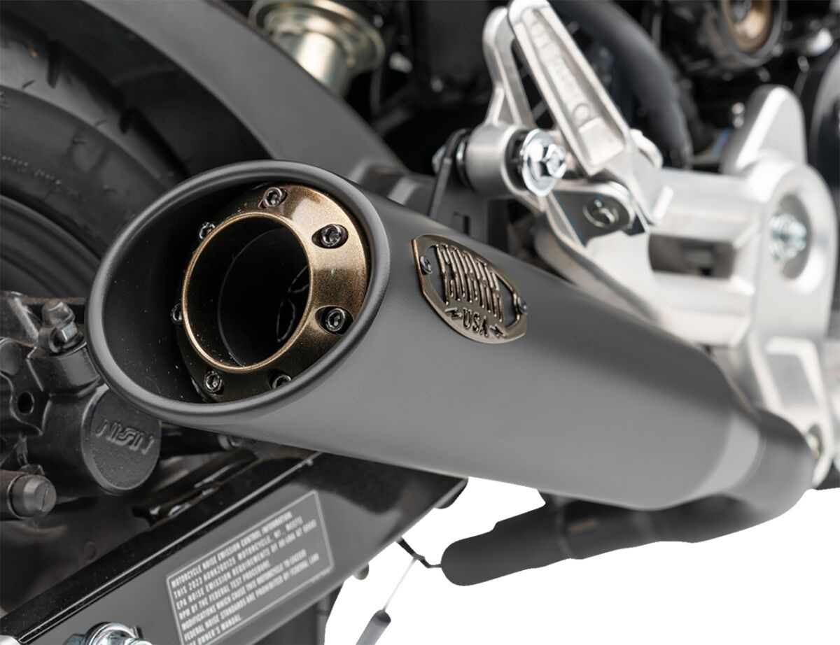 Cobra Slip-On Muffler (Blk) With Bronze Tip Grom 22-23 Slip-On Muffler