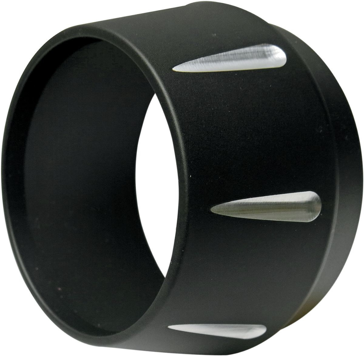 Bassani Xhaust End Cap Tapered For Road Rage Short Black W/ Contrast F