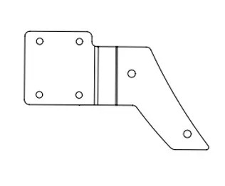 Bracket 1143-P /17341 for 18002581