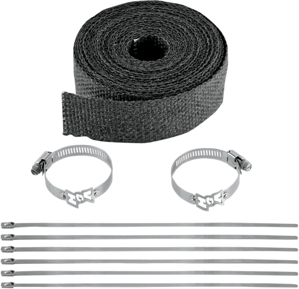 Vance & Hines Exhaust Wrap Kit Black 25Ft Wrap Exhaust Blk 2X25'