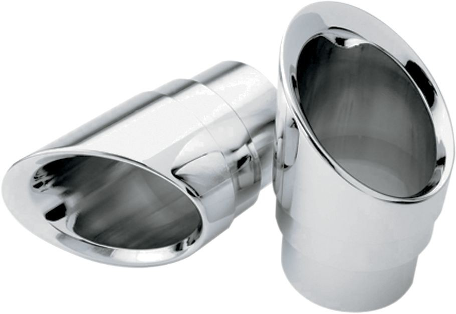 Cobra Slashdown Billet Exhaust Tip Chrome Tip Steel Slashdown