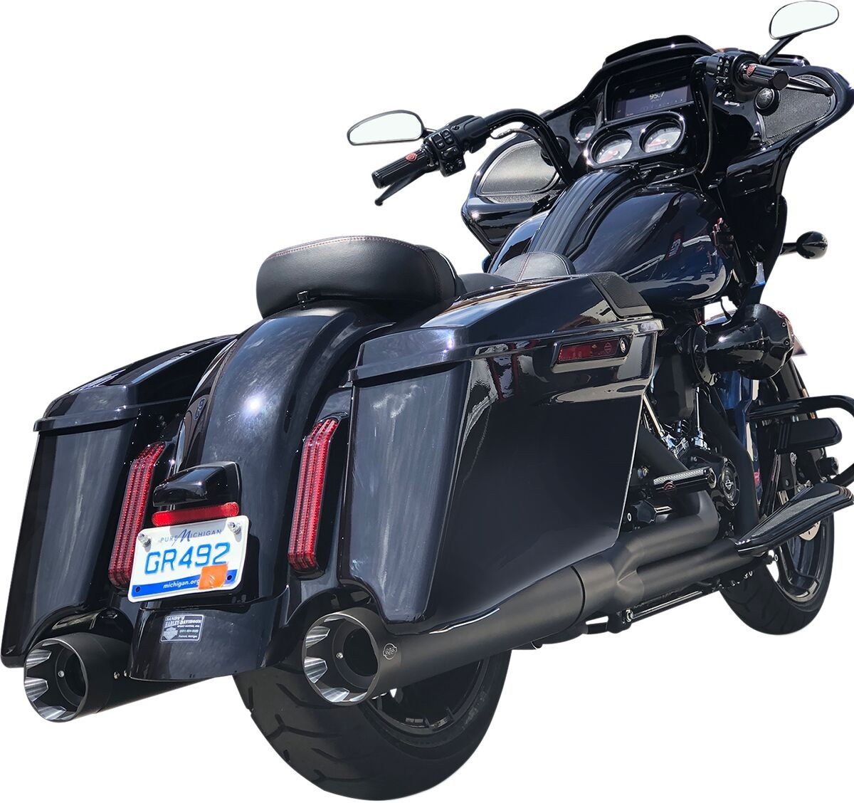 S&S Cycle Muffler Shadow Bl 95-8Fl Muffler Shadow Bl 95-8Fl