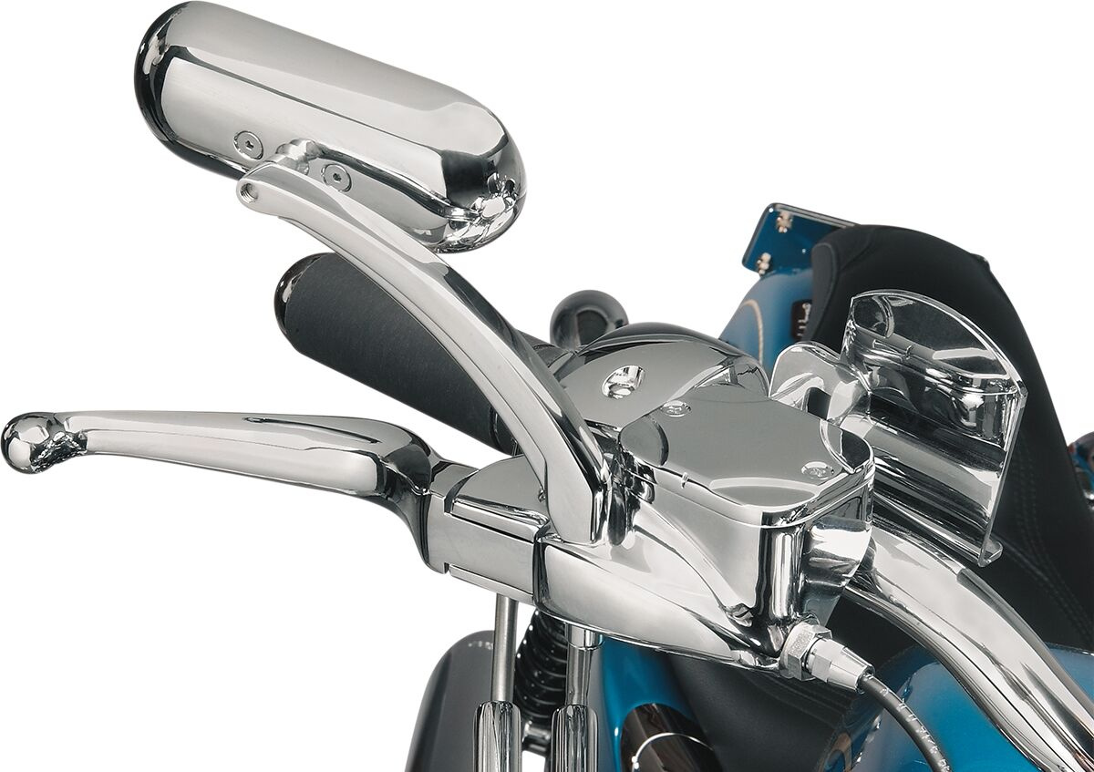 Drag Specialties Mirror Oval Hotop Chrome Hotop Oval Mirror