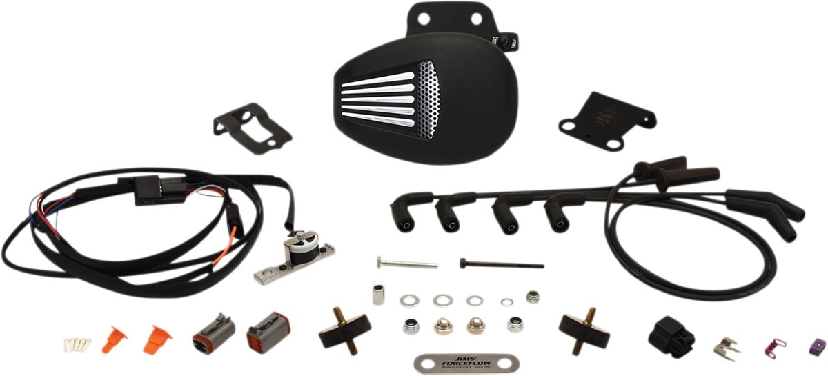 Jims Black M8 Softail Forceflow Cooler Cooler Forceflow M8 St Bk