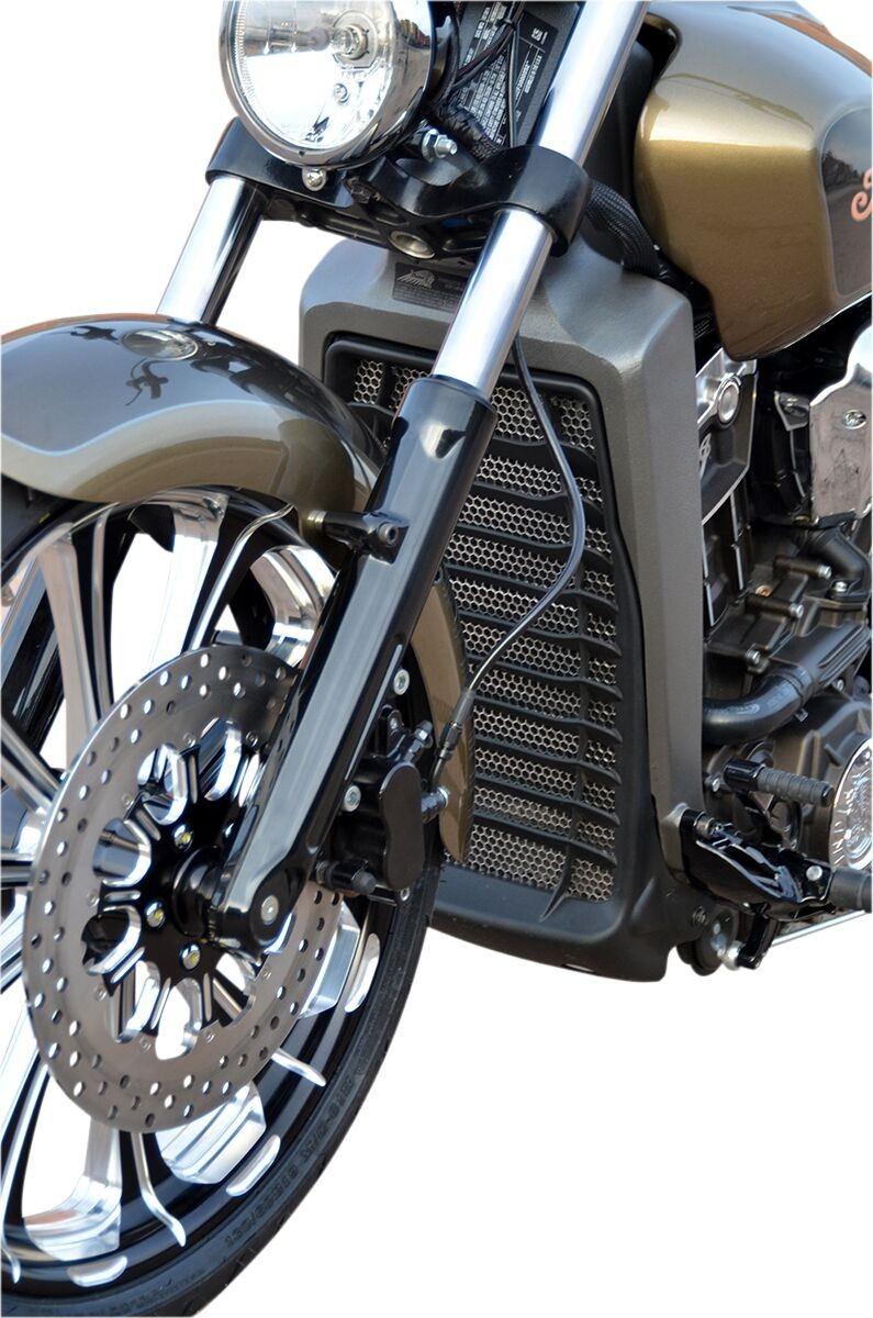 Klock Werks Radiator Guard Outrider Indian Indian - Scout - Honeycomb