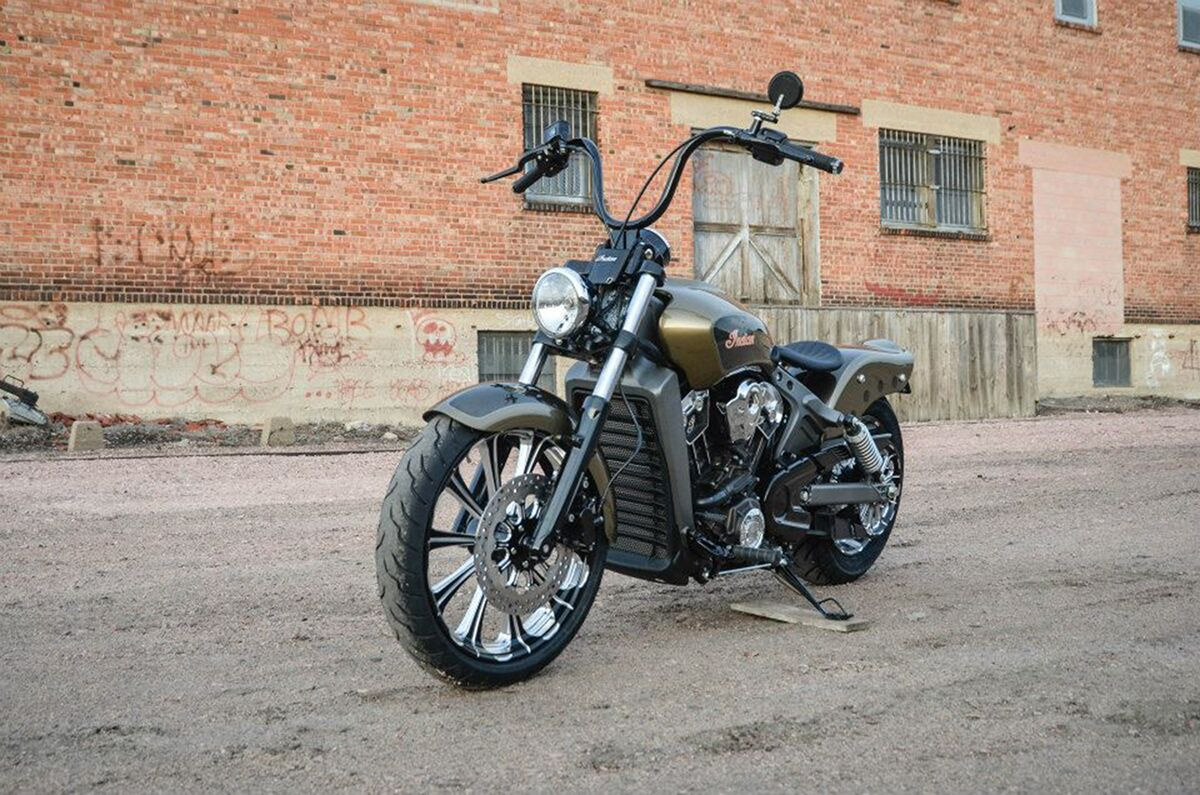 Klock Werks Radiator Guard Outrider Indian Indian - Scout - Honeycomb