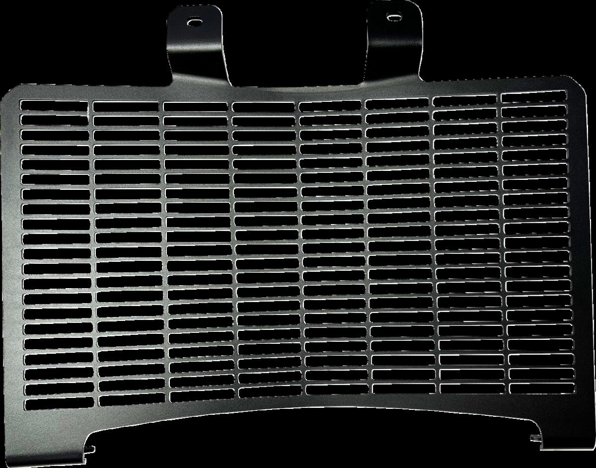 Drag Specialties Radiator Cover - Black - Pan America Radiator Shield