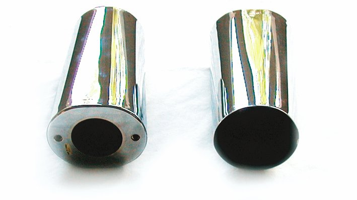 Fork slider covers, Heritage/Fatboy 86-up, chrome