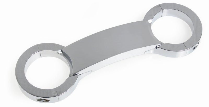 Fork brace for 49mm front ends FXD 06-up, chrome
