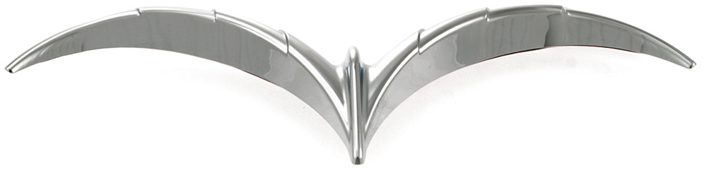 Speedo & tachometer gauge brow, chrome ABS. K�ryakyn