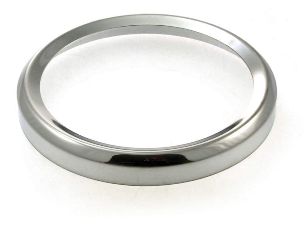 Instrument bezel, large (76mm) FLHT/X & Trike 00-up, chrome