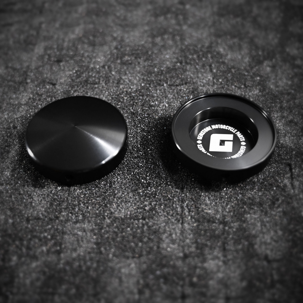 Gemstone Fork Bolt Caps - Anod Black Aluminium