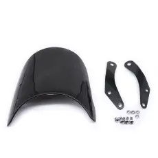 Windscreen universal black headlight mount