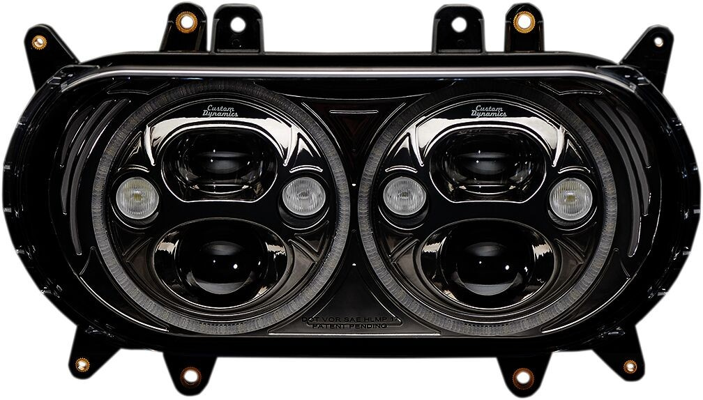 Custom Dynamics Led Headlamp Trubeam Black Road Glide Trubeam Led Head