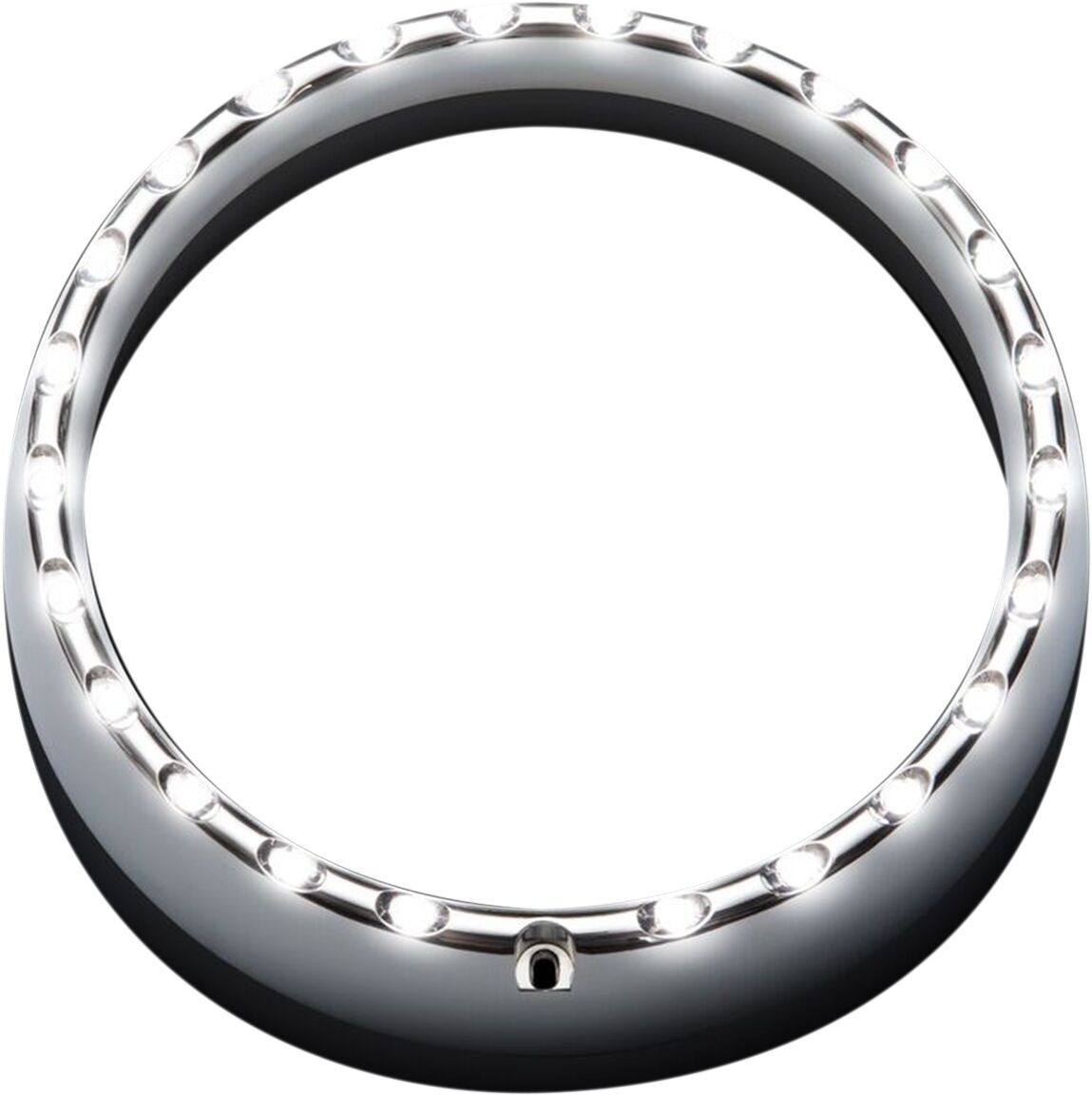 Custom Dynamics Headlamp Led Halo Trim Ring Chrome Trim Halo 06-13 Chr