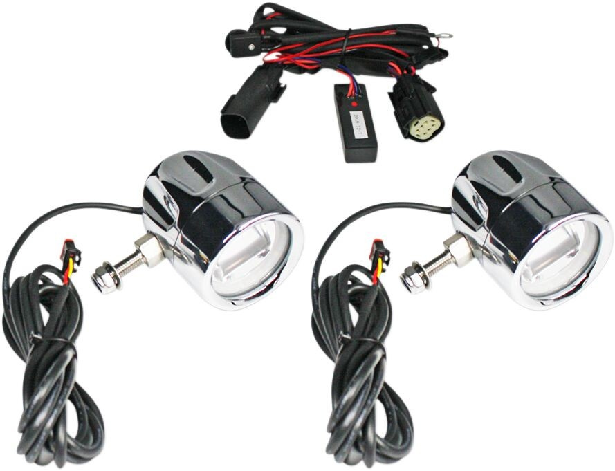 Custom Dynamics Light Fog Bcm Chrome Probeam Led Halo Fog Lights -