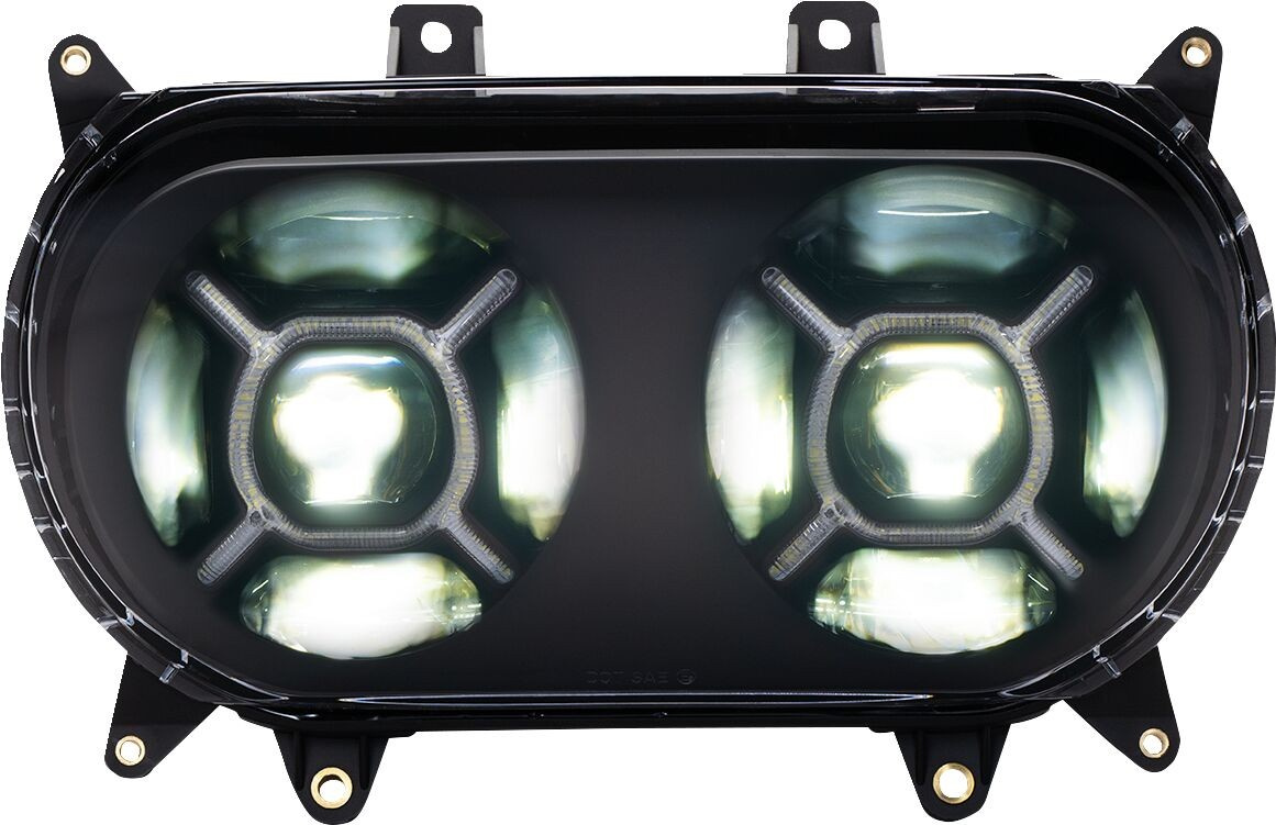 Custom Dynamics Headlights Dblx Led Blk Headlights Dblx Led Blk Ece