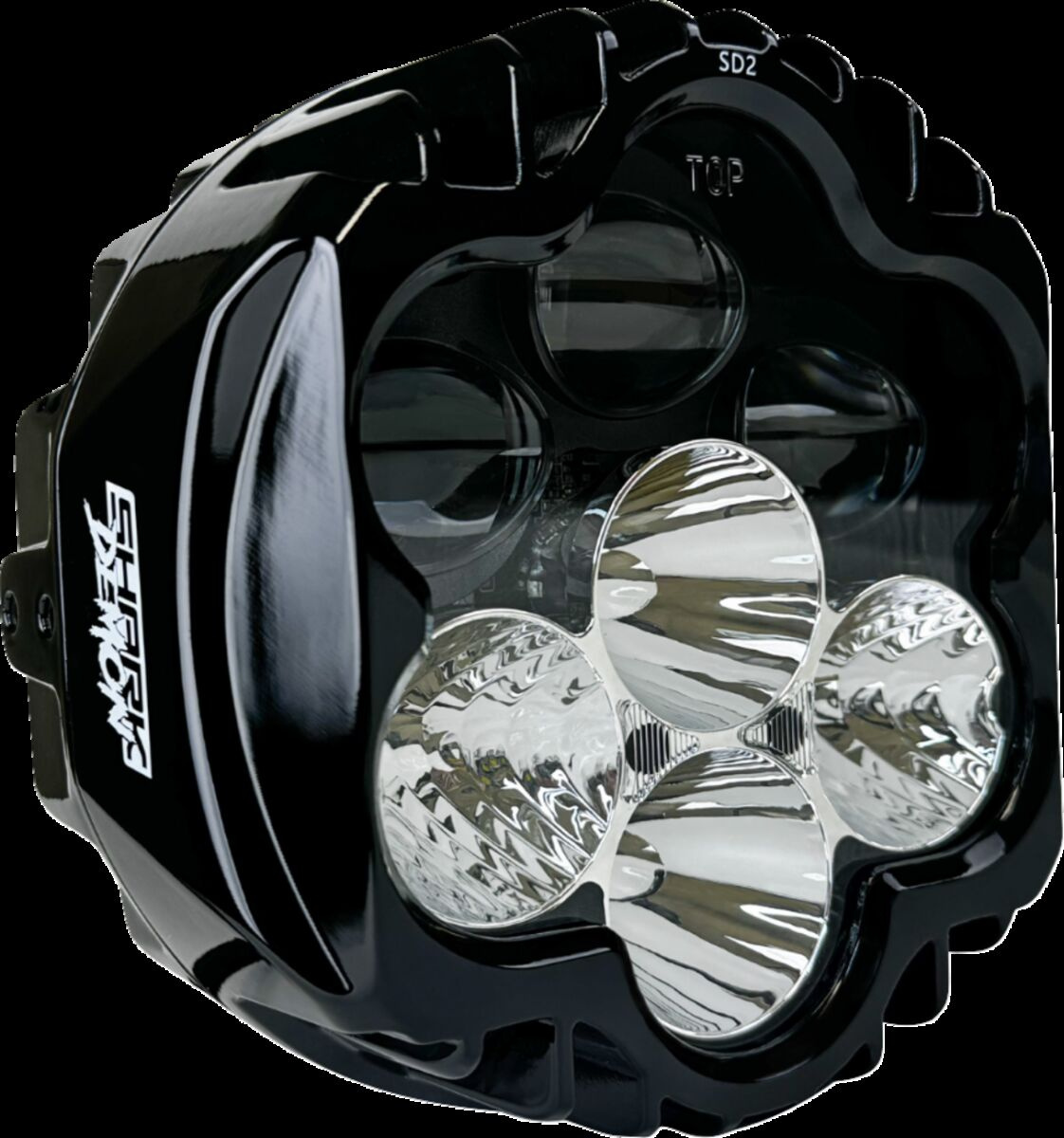 Custom Dynamics Headlight Shark Demon Single Universal Headlight Shark